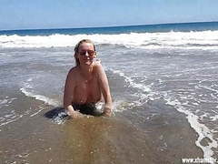 TubeChubby presents: The beach whore for everyone on gran canaria uncut