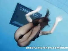 TubeChubby presents: Zuzanna is swimming in pantyhose in the pool