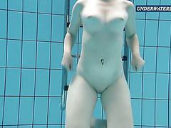 TubeChubby presents: Bouncing tits in a blue dress