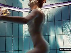 TubeChubby presents: Hot big titted teen lera swimming in the pool