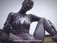 TubeChubby presents: Real spider-woman super flexible - by helga