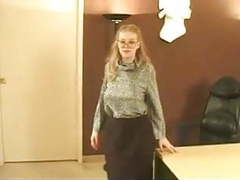 TubeChubby presents: Secretary with big boobs and hairy pussy gv00035