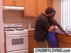TubeChubby presents: Diva is a sexy black bbw who loves to fuck a lucky white guy