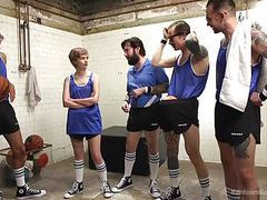 TubeChubby presents: 1970's undercover journalist gangbang fantasy