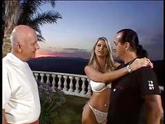 TubeChubby presents: White whore gets her pussy licked and mouth fucked outdoors then fucks