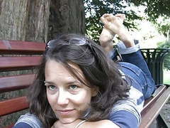 TubeChubby presents: French barefeet hippy girl