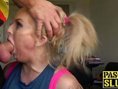 TubeChubby presents: English submissive milf roughly banged in all of her holes