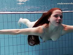 TubeChubby presents: Salaka ribkina underwater swimming teen