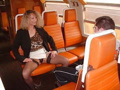 TubeChubby presents: Virgin boy and nasty mom in train