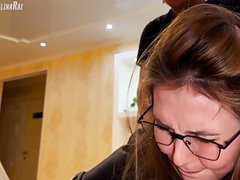 TubeChubby presents: The stepson took advantage of the situation and filled his stepmother's pussy with thick sperm