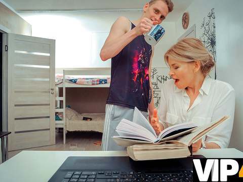 TubeChubby presents: Tutor4k. dude uses dirty ideas and finally fucks sexy literature teacher