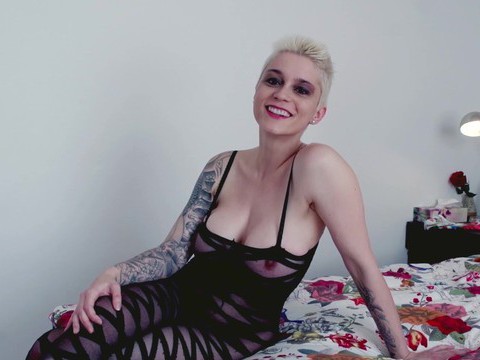 TubeChubby presents: Homemade video of horny blonde mila milan giving a sloppy bj