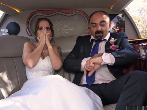 TubeChubby presents: Busty bride jennifer mendez gets ass fucked in back of the limo