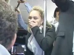 TubeChubby presents: Cute girl is fingered on the bus