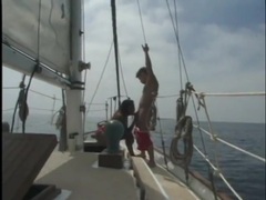 TubeChubby presents: Interracial on a boat with a beautiful black girl